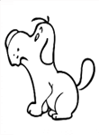 Desenhos para colorir de cães